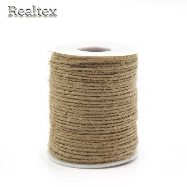 Шнур льняной для рукоделия Реалтекс 2мм цв.натуральный