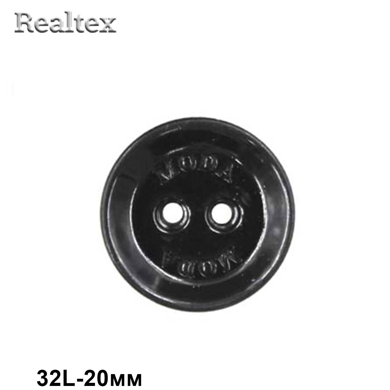 Пуговицы CN A086 32L (72шт) цв.Blk-200