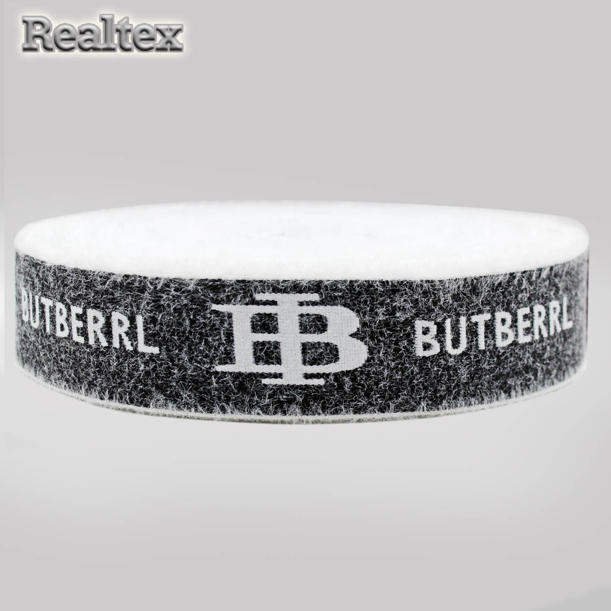 Резинка Реалтекс декоративная 50мм R-64 Butberrl (22,8м) цв.серый/белый