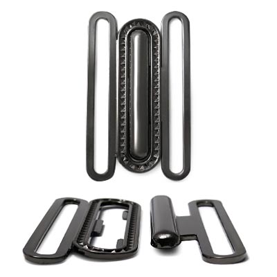 Пряжка металлическая НРГ 1135 60мм цв.чёрный никель