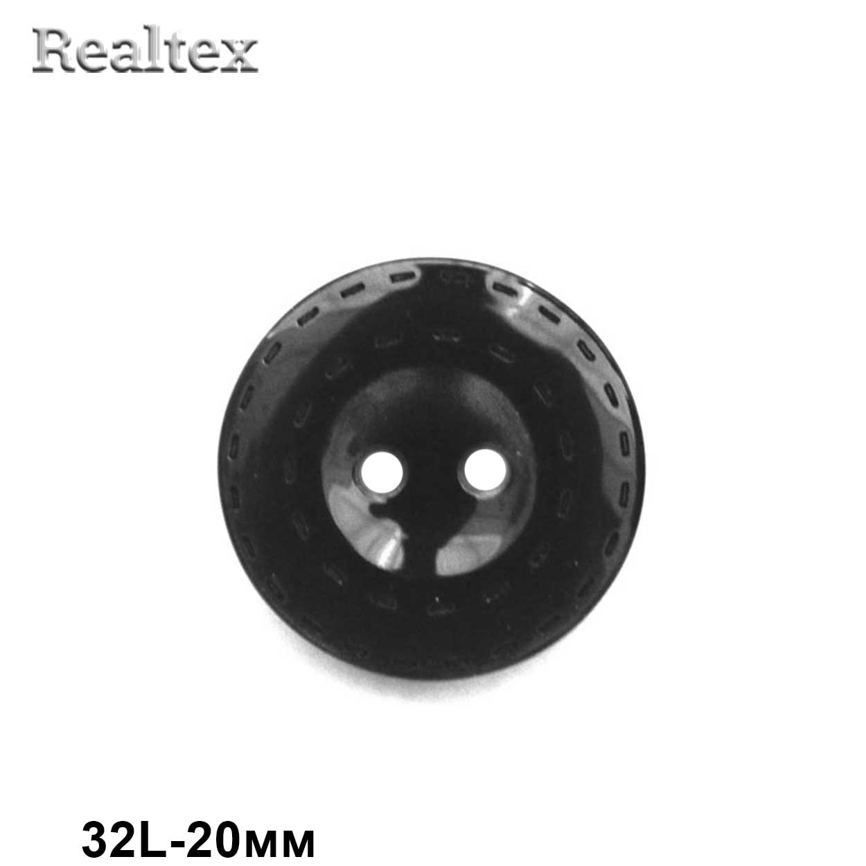 Пуговицы CN 2575 32L (144шт) цв.Blk-02