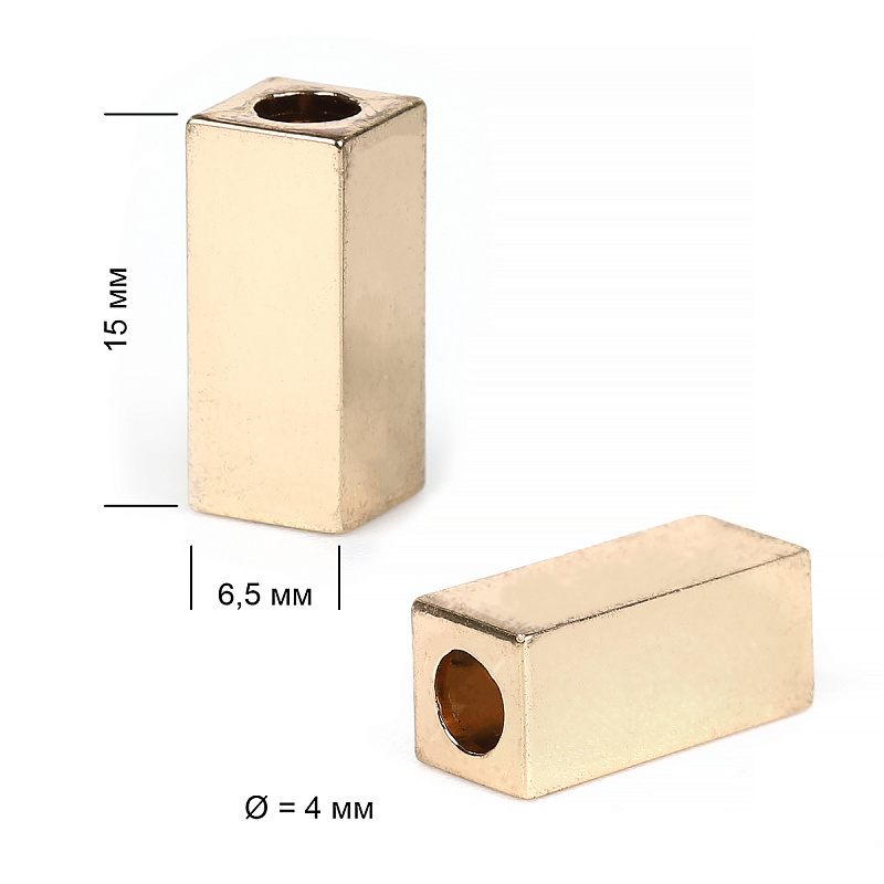 Наконечник металлический OR.0305-5376 (20шт) цв.золото 