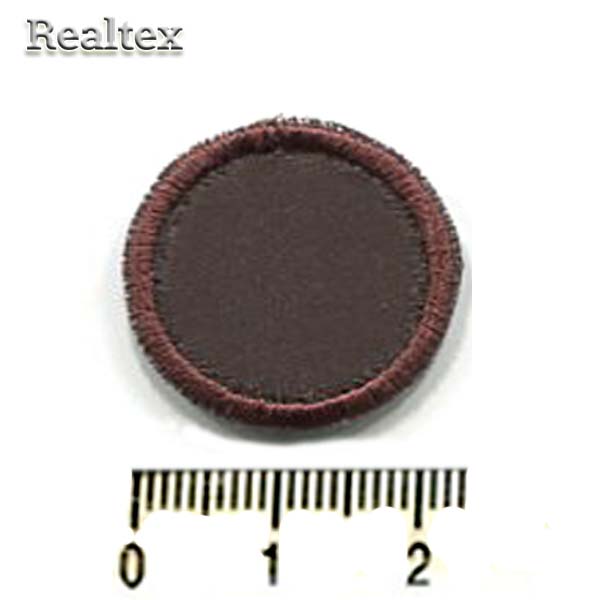 Термоаппликации 008 "Круг малый" цв.коричневый 