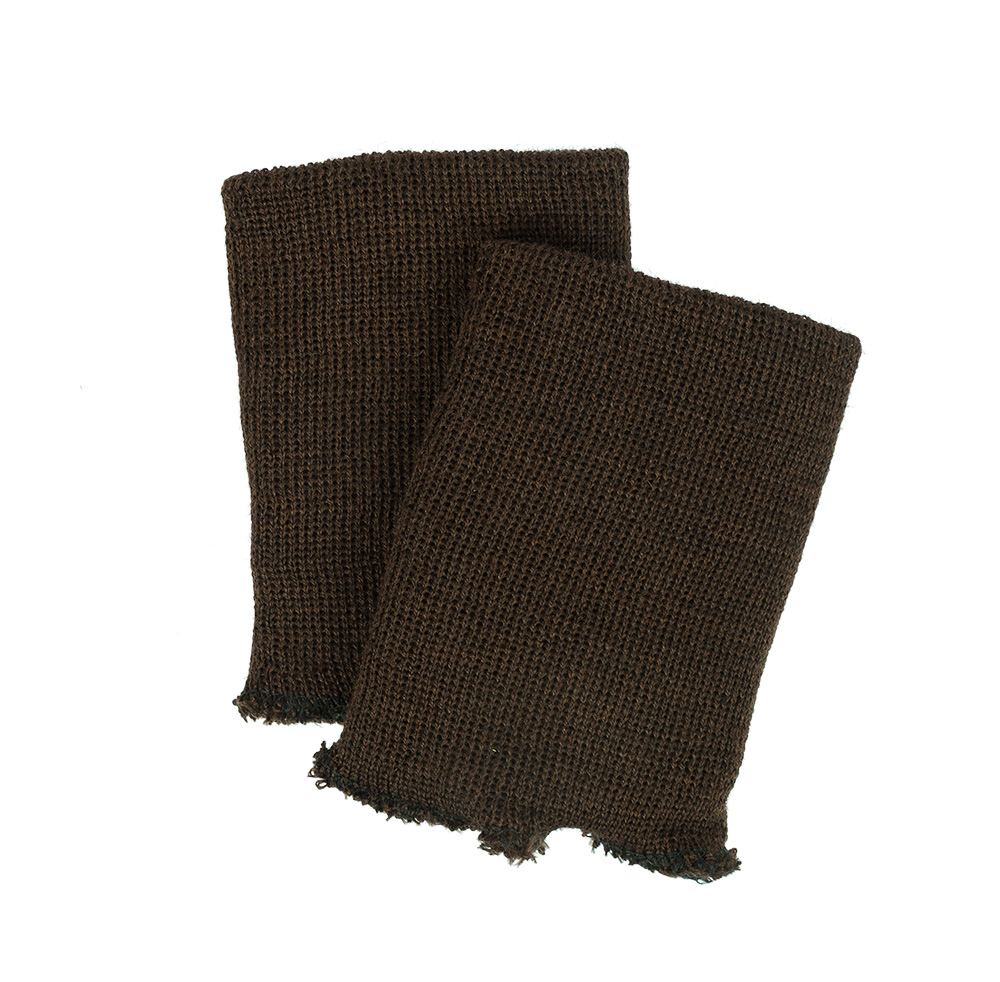 Манжет трикотажный "Gamma" 8*10см (2пары) цв.коричневый