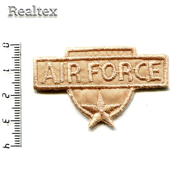Термоаппликации 51060 "Air Force" цв.бежевый