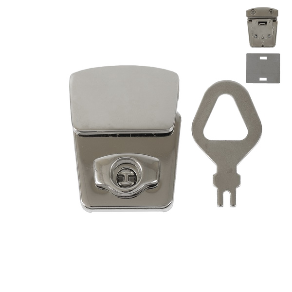 Замок портфельный К 5363 30*45мм цв.никель