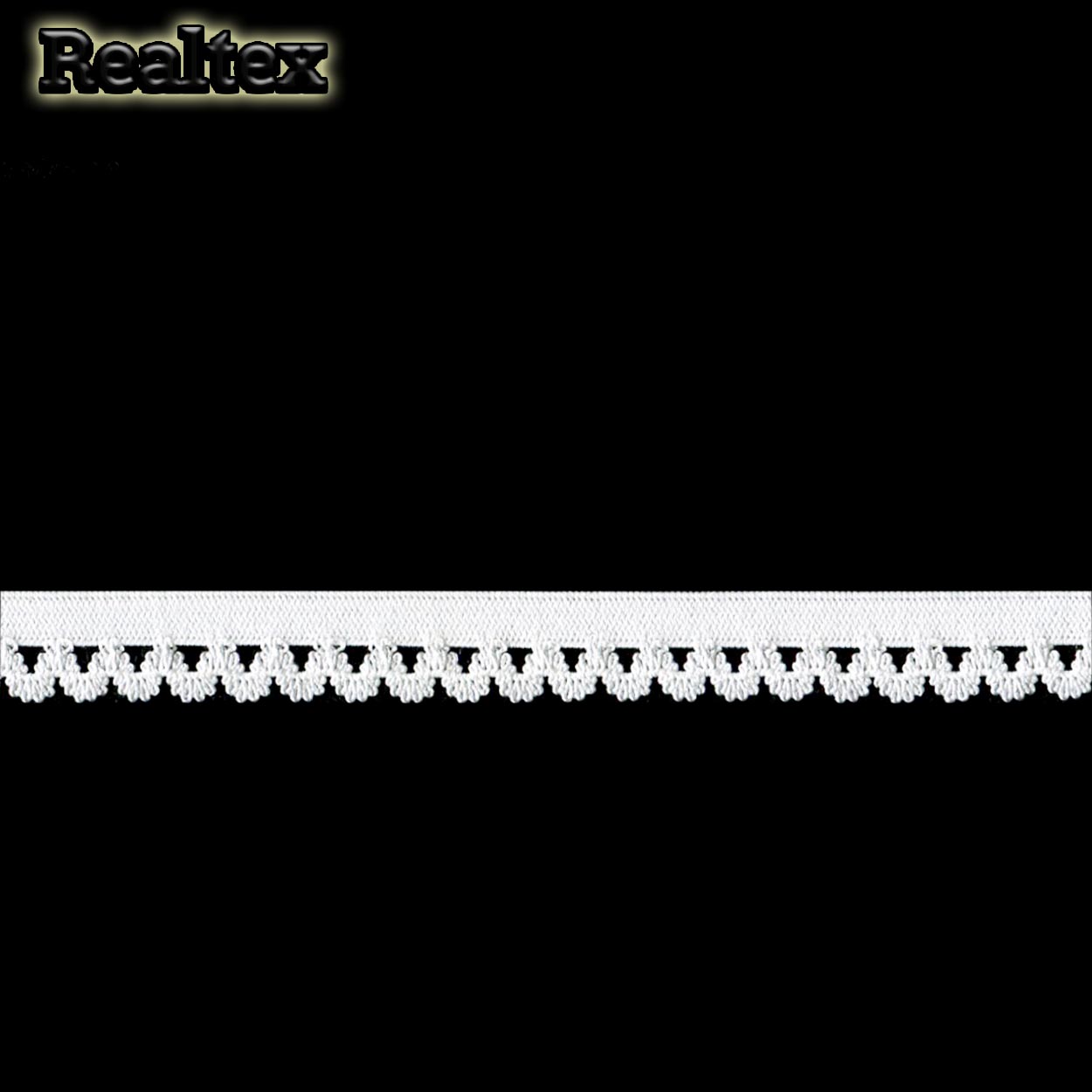 Резинка бельевая Realtex 2109 11мм (50м) цв.белый