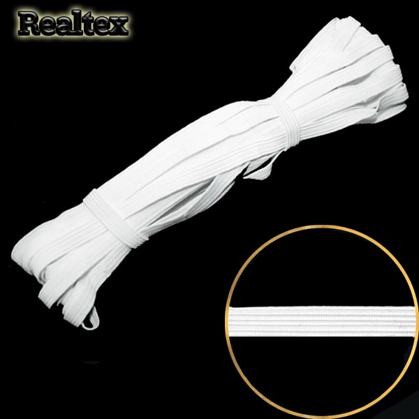 Резинка-вздержка Россия  7мм (10шт*10м) цв.белый