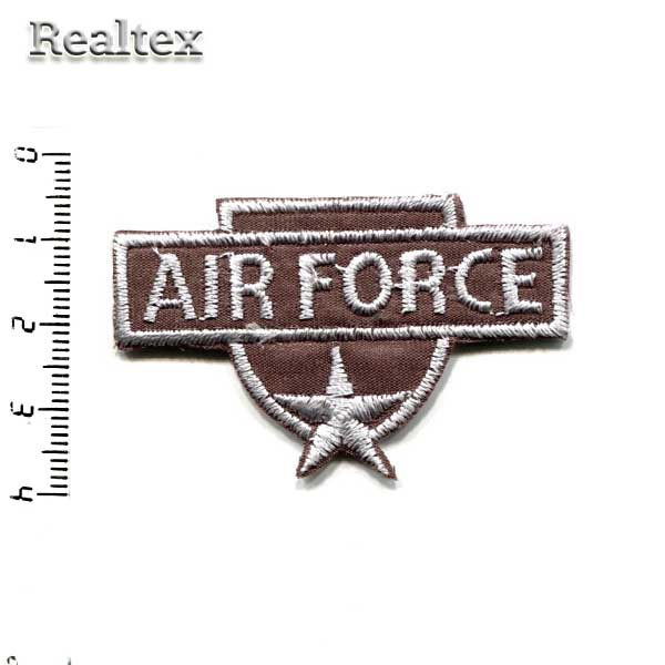 Термоаппликации 51060 "Air Force" цв.коричневый