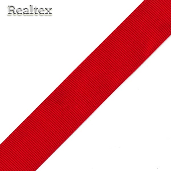 Лента репсовая 25мм RS (27,4м) цв.057 красный