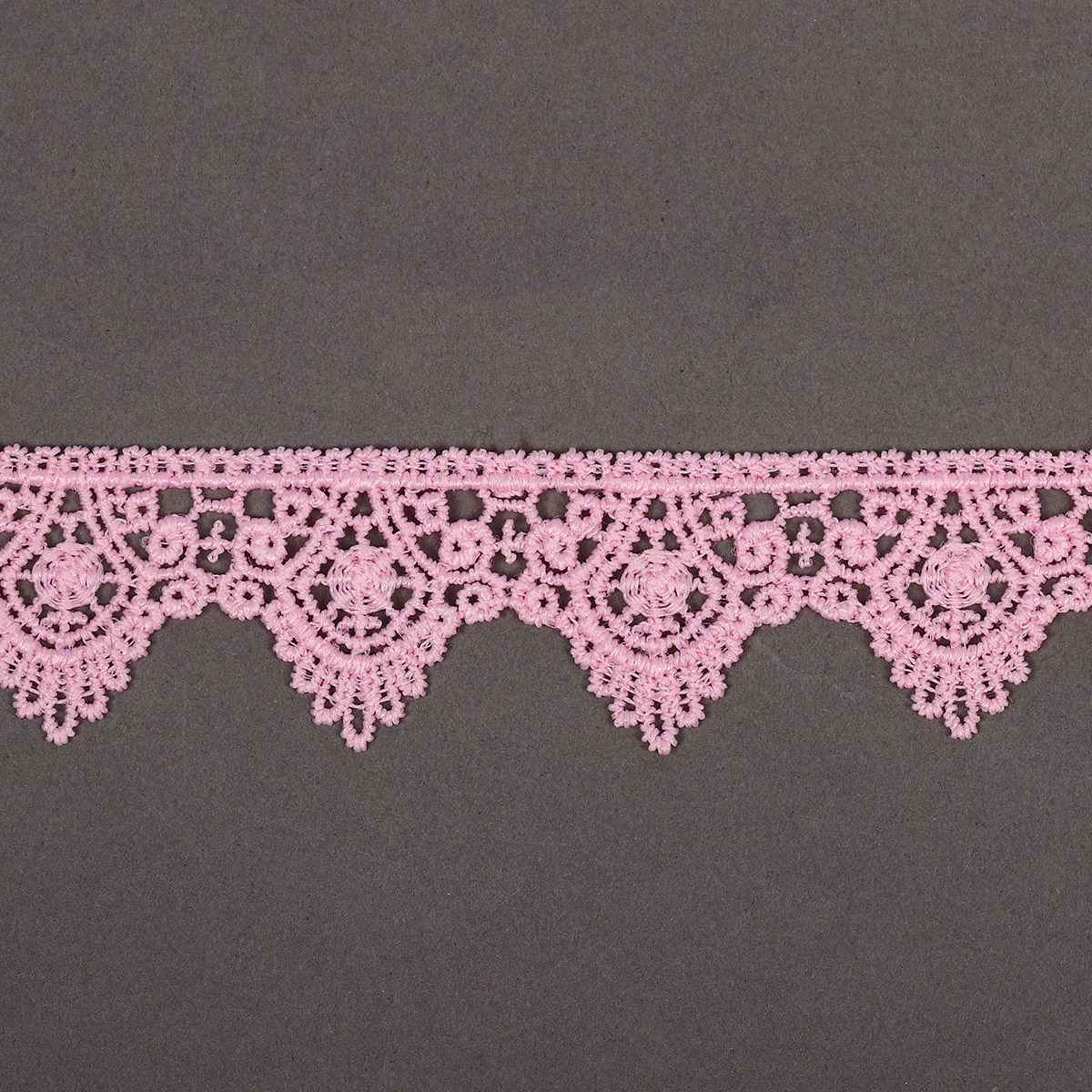 Кружево гипюр  26мм TBY 0798 (27м) цв.F133 розовый