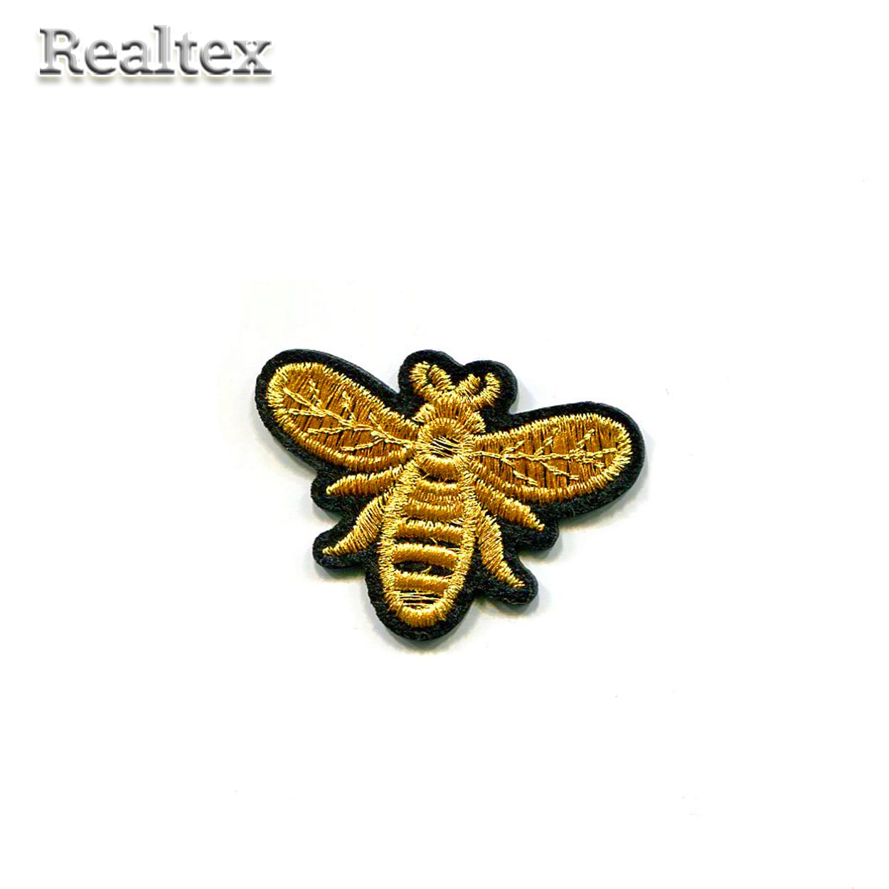 Термоаппликации Realtex P-0141  "Пчела" цв.золото
