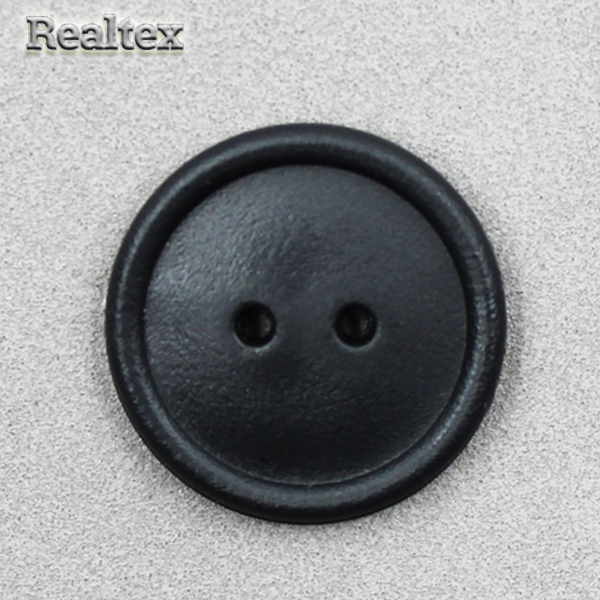 Пуговицы 2 прокола 23мм КЛ 23-2 цв.черный 