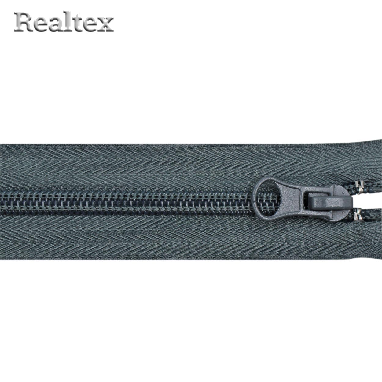 Молния витая Т.5 80см разъемная цв.320С т.серый