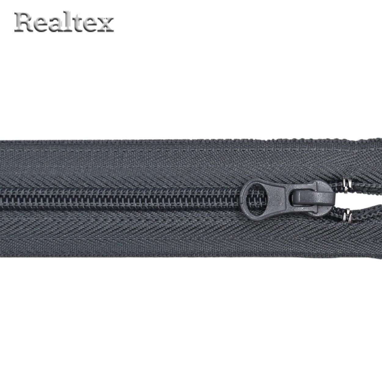 Молния витая Т.5 75см разъемная цв.312С т.серый