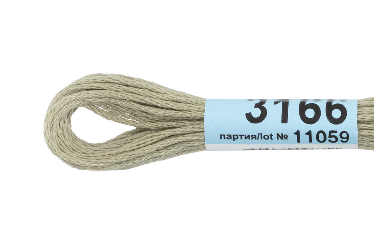 Мулине "Гамма" цв.3166 гр.серый