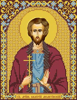 Набор для вышивания бисером НС С 9159 "Св.Мч.Валерий"