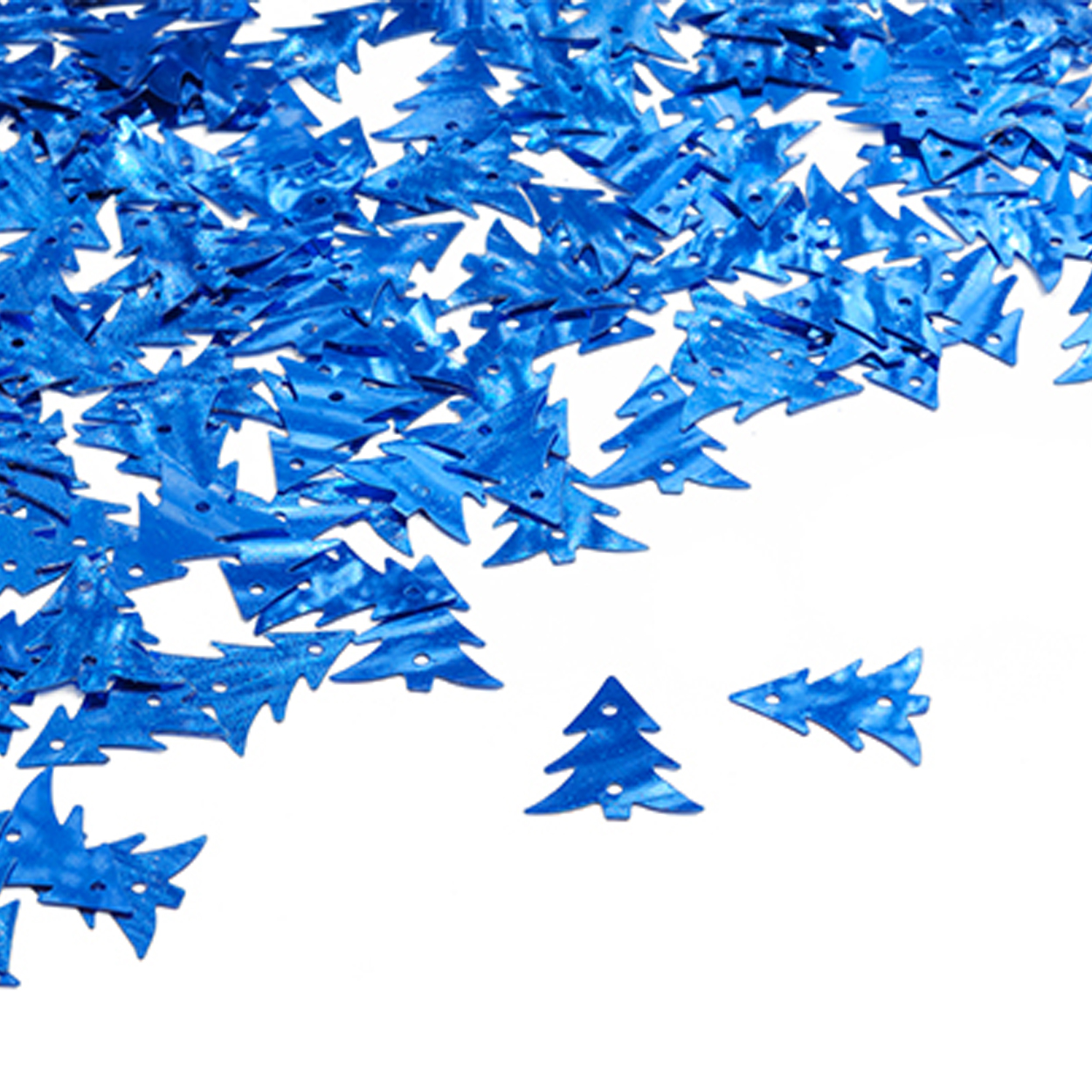 Пайетки россыпью TBY-FLK780 Ёлочки (50гр) цв.05 синий