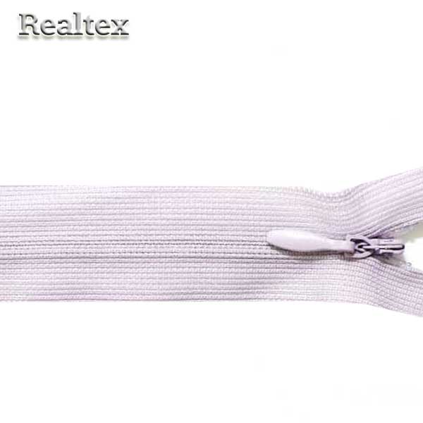 Молния потайная G-013P 20см н/р цв.161 бл.сиреневый