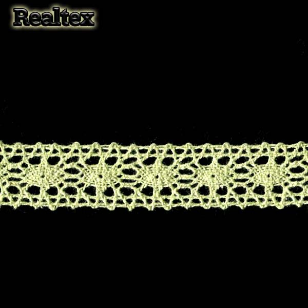 Кружево вязаное  22мм 22.01.070 цв.30 салатовый