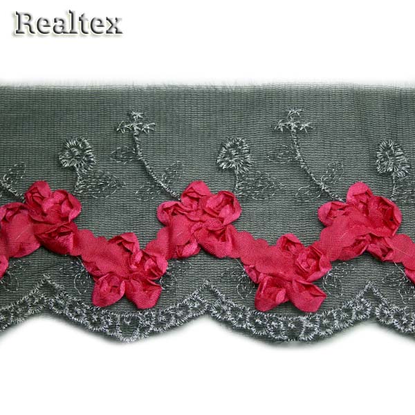 Кружево на сетке  85мм CYY 3054 цв.14