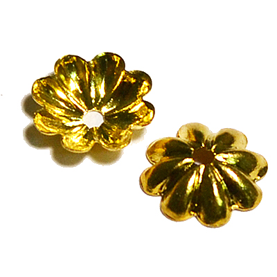 Розетка для бус 17-0008 7*2мм цв.золото