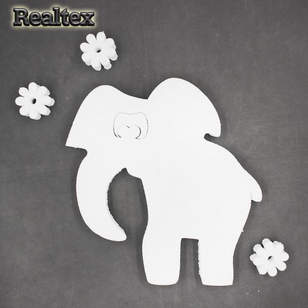 Заготовка для декорирования Слон 28см (пенопласт пористый) (3шт)