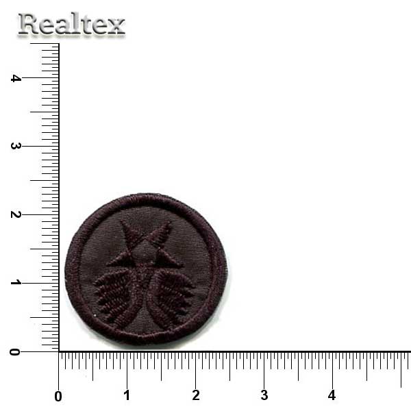 Термоаппликации 42782 "Звезда" цв.черный/черный