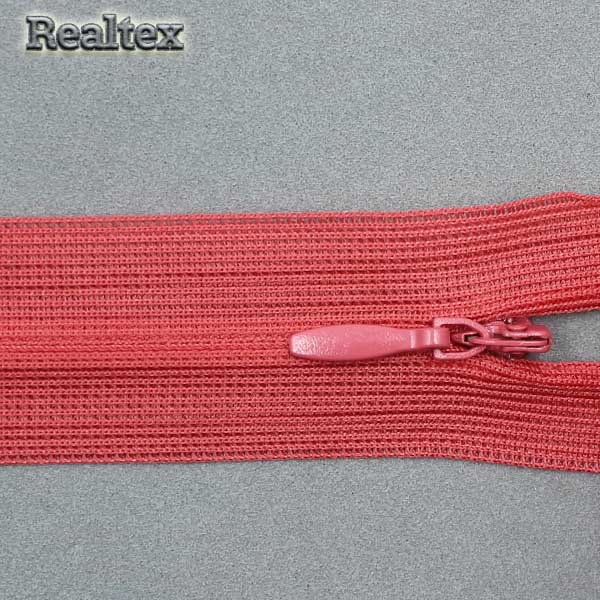  Молния потайная Т.3 50см цв.159 красный 