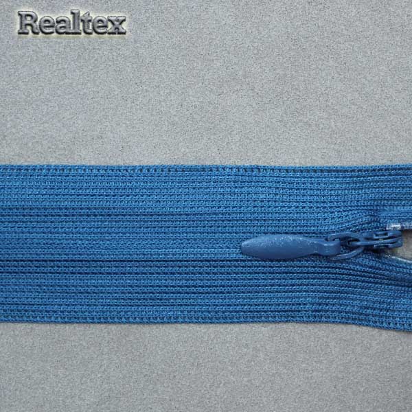  Молния потайная Т.3 50см цв.218 джинсовый