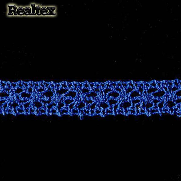 Кружево вязаное  19мм 19.01.059 цв.23 василек