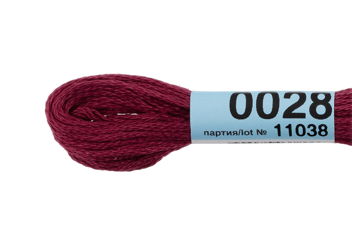 Мулине "Гамма" цв.0028 бордовый