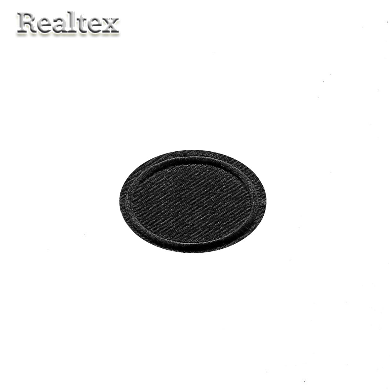 Термоаппликации Realtex S-4447 "Овал" цв.черный