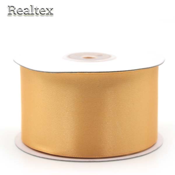 Лента атласная 50мм Realtex (32,9м) цв.086 тёмно-персиковый 