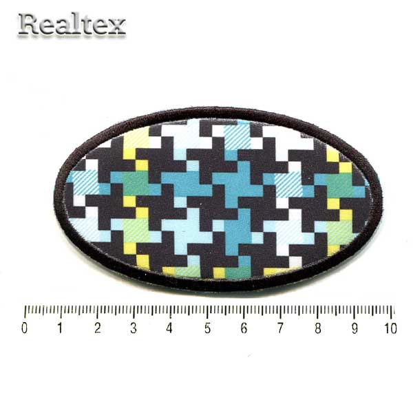 Термоаппликации 013 "Овал" цв.мультиколор