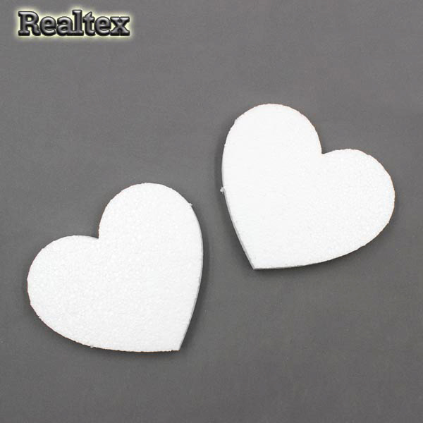 Заготовка для декорирования Сердце 14см мод.1262 (5шт) (пенопласт пористый) 