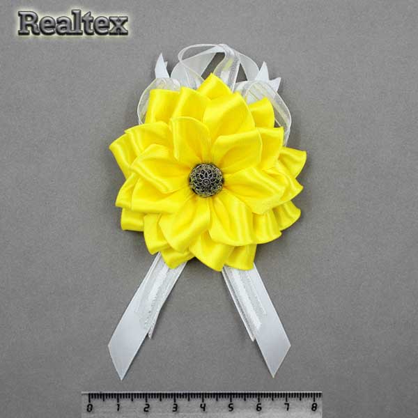 Украшение ручной работы №163 цв.3017 желтый