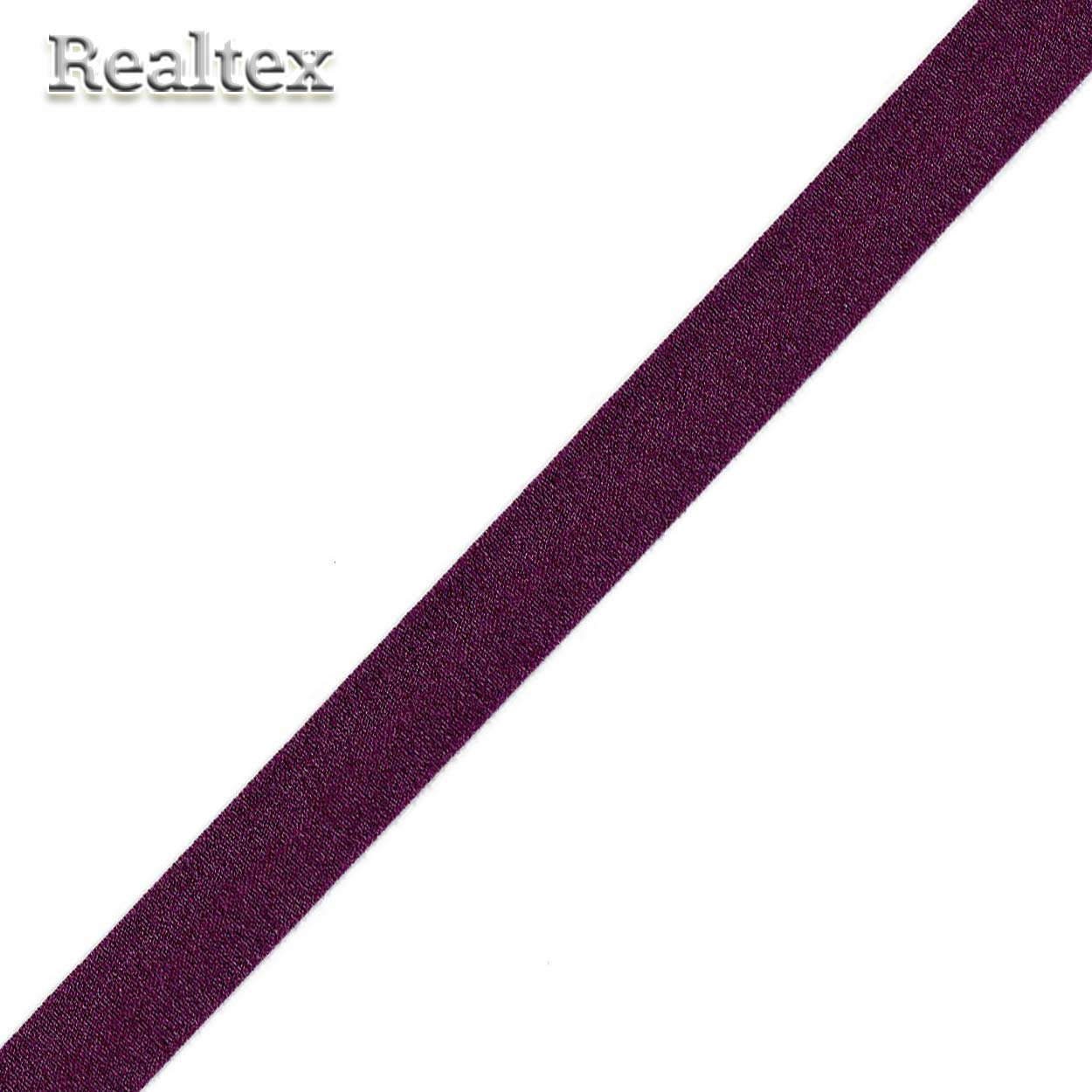 Косая бейка стрейч матовая 15мм (50м) цв.S254 фиолетовый