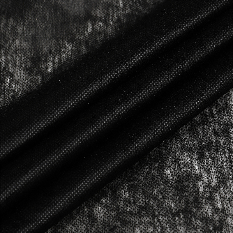 Флизелин точечный IdealTex 6025W 25г/м ш.90см (100м) цв.чёрный