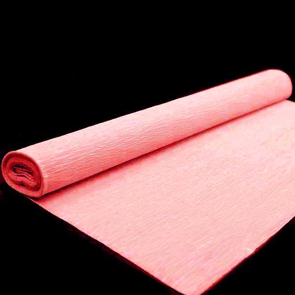 Бумага "креп" для декора Realtex цв.А08 розовый