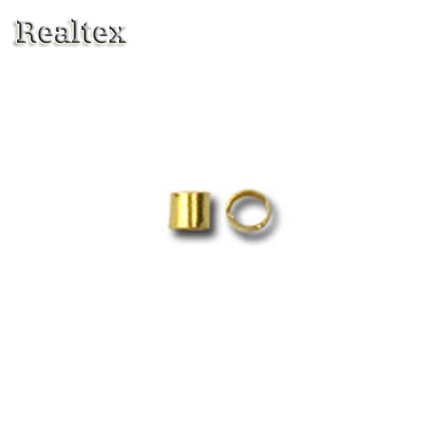 Трубочка для бижтерии "Zlatka" DC-050 цв.01 золото