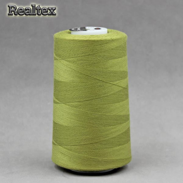 Нитки "Realtex" 40/2 (5000ярд) цв.386 оливковый