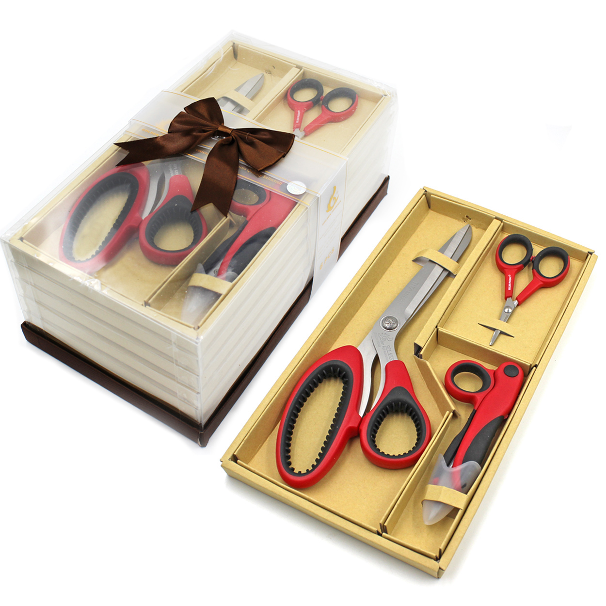 Ножницы Realtex Premium GPT-84577 Набор из 2-х шт с перекусами