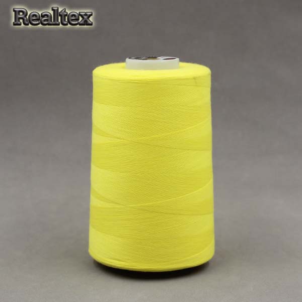 Нитки МАХ 40/2 (5000ярд) цв.124 жёлтый