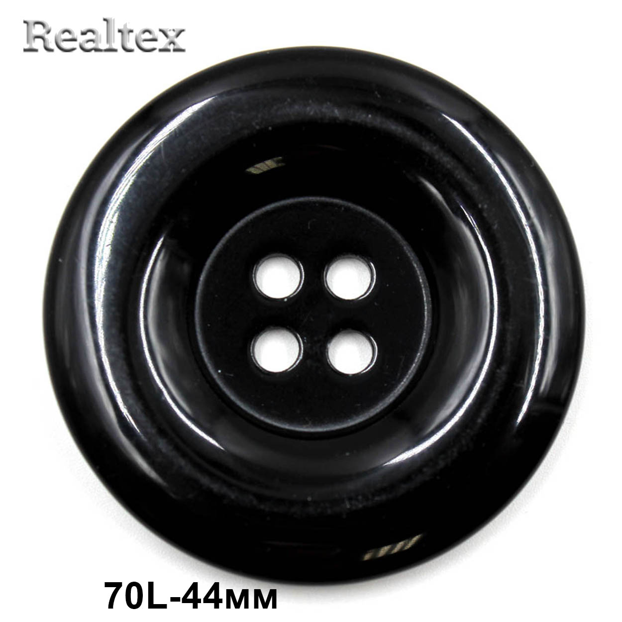 Пуговицы VB  4 70L (10шт) цв.черный