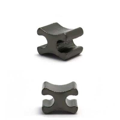 Ограничитель нижний для молний металл. Т.4 ГОМН (100шт) цв.черный никель 