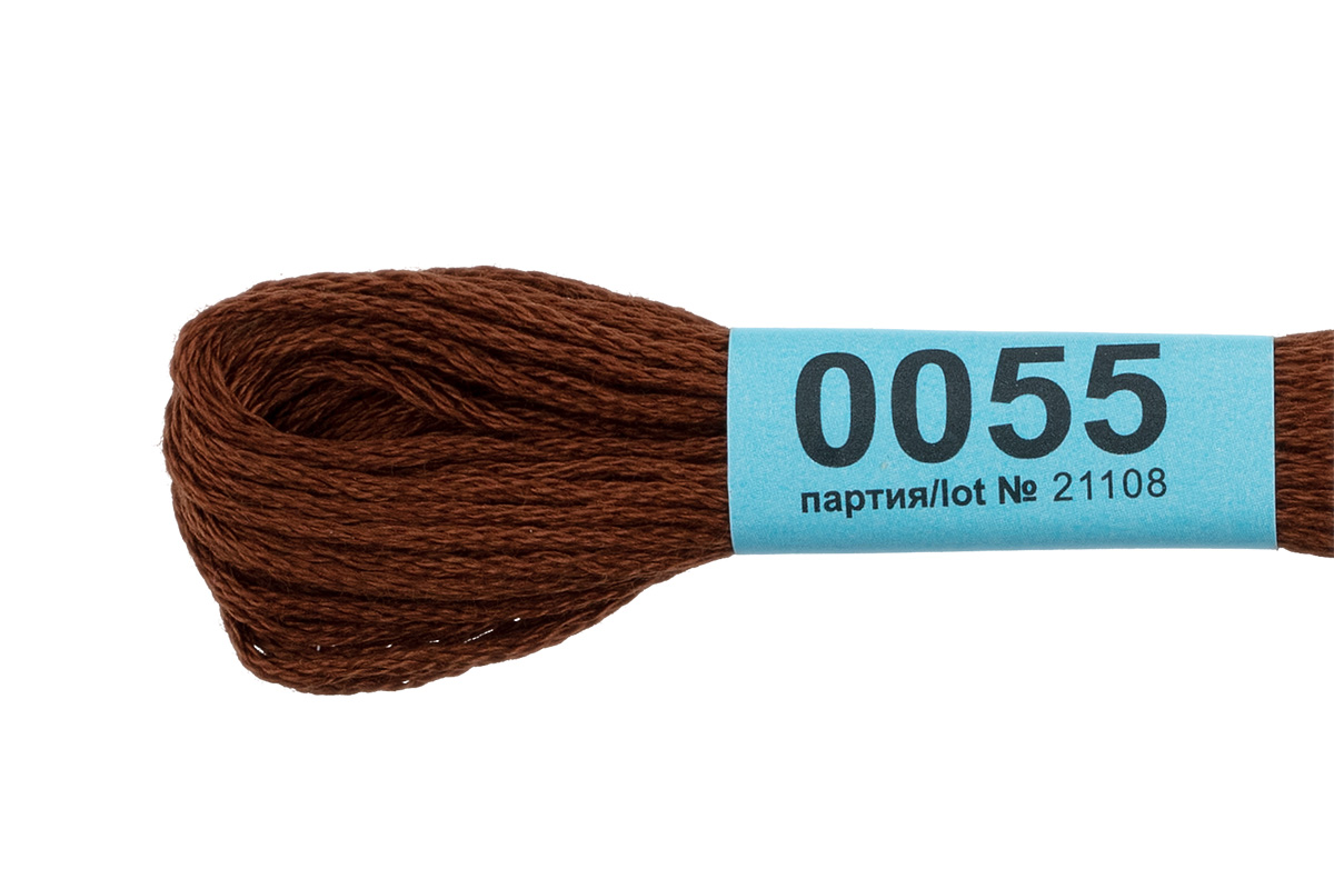 Мулине "Гамма" цв.0055 шоколадный