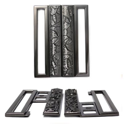 Пряжка металлическая КМ 17155 40мм цв.чёрный никель