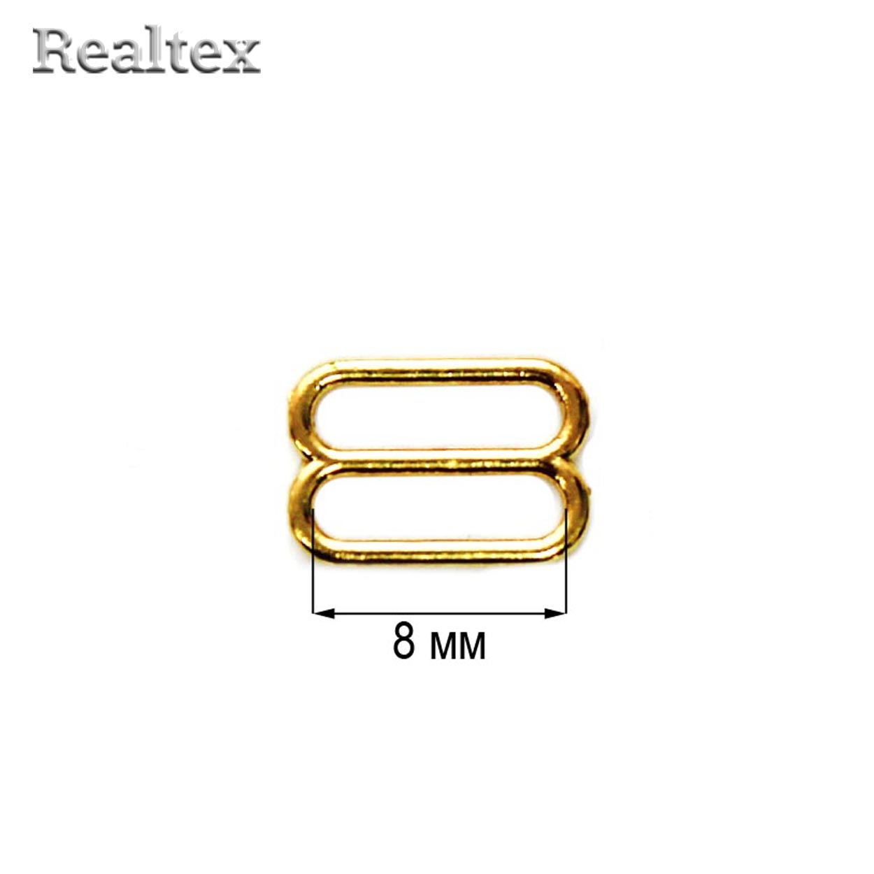  Регулятор  Realtex  8мм металлический цв.золото