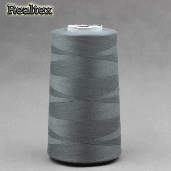 Нитки "Realtex" 40/2 (5000ярд) цв.338 серый